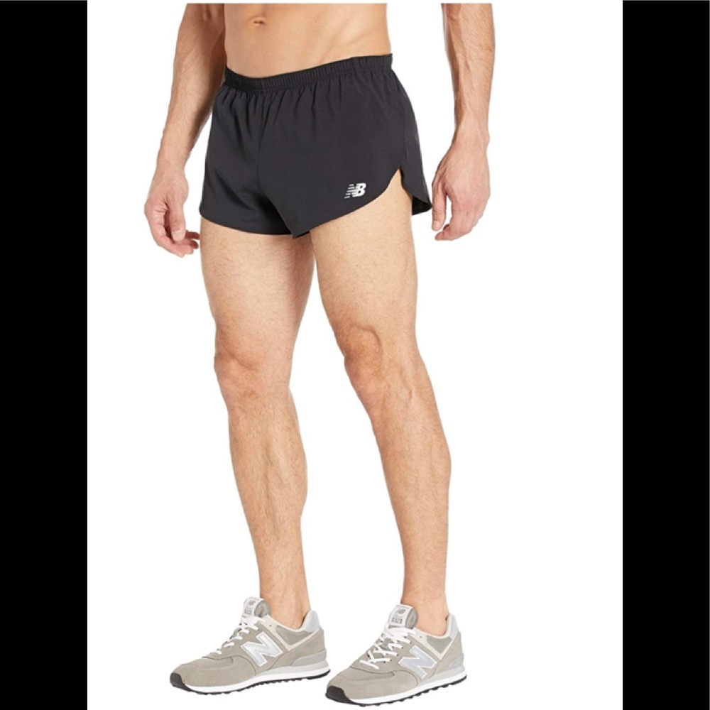 New Balance Accelerate 3” split, black, medium, ultralight